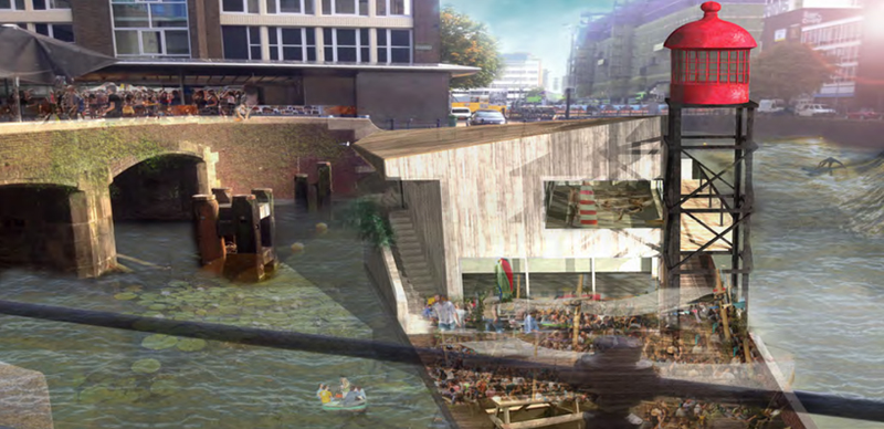 Illustration for article titled This Canal in the Netherlands Will Soon Be a Water-Purifying Wave Pool
